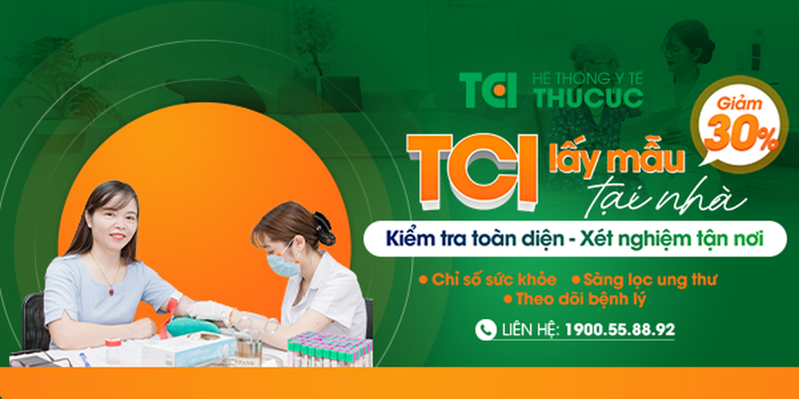 TCI miễn phí lấy mẫu tận nơi, ưu đãi 30% phí xét nghiệm kiểm tra sức khỏe - 3 TCI miễn phí lấy mẫu tận nơi, ưu đãi 30% phí xét nghiệm kiểm tra sức khỏe - 3