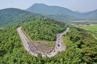 Chặng leo đèo đầu tiên giải xe đạp xuyên Việt năm 2023