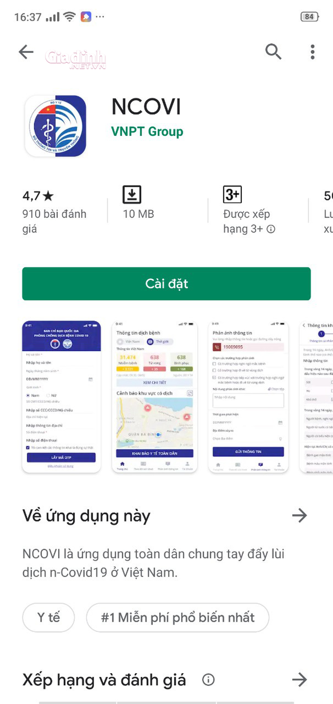 Hướng dẫn tải và sử dụng ứng dụng NCOVI khai báo sức khỏe toàn dân - Ảnh 3.