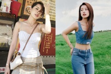 Chi Pu chạy show ở Trung Quốc: Mặc đồ trẻ trung, tôn dáng gợi cảm