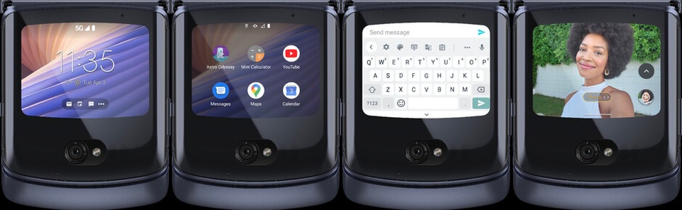 Motorola ra mắt smartphone màn hình gập Razr thế hệ thứ hai - 2 Motorola ra mắt smartphone màn hình gập Razr thế hệ thứ hai - 2