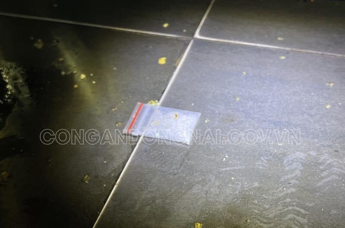 Tang vật thu giữ tại hiện trường bị các đối tượng vứt bỏ ( ảnh công an tỉnh Đồng Nai cung cấp).