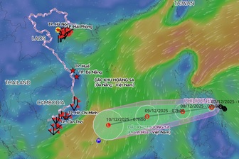 Áp thấp nhiệt đới sắp vào Biển Đông, dự báo vùng chịu ảnh hưởng