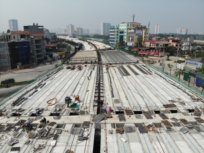 Hà Nội: Cầu cạn hơn 5.000 tỷ đồng gấp rút hoàn thành giữa mùa dịch Covid-19 - 7 Hà Nội: Cầu cạn hơn 5.000 tỷ đồng gấp rút hoàn thành giữa mùa dịch Covid-19 - 7