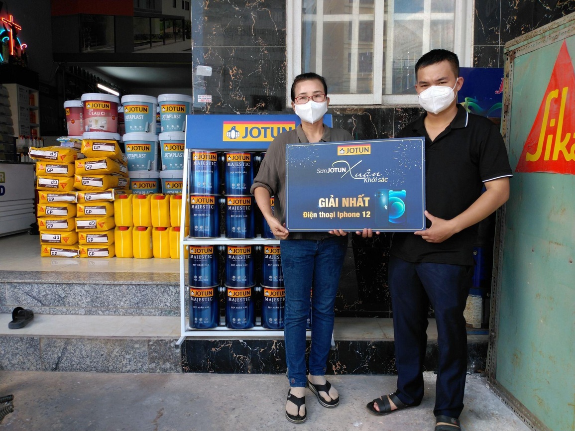 Sơn Jotun trao hơn 6 tỷ đồng cho khách hàng may mắn - 2 Sơn Jotun trao hơn 6 tỷ đồng cho khách hàng may mắn - 2