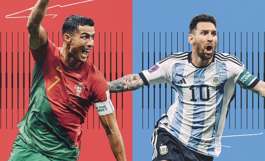 View - Nước mắt khép lại kỷ nguyên thống trị bóng đá của Messi và Ronaldo | Báo Dân trí