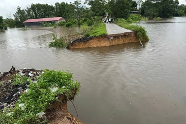Hà Nội thông tin về việc vỡ bờ bao đầm ở Sóc Sơn