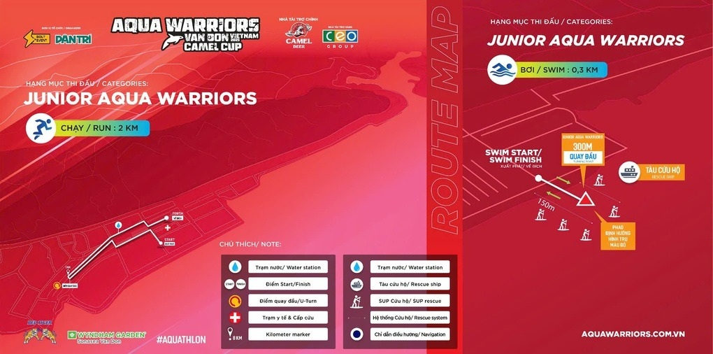 Aqua Warriors Van Don 2025 - Camel Cup - 10 startů dnes Hôm nay khởi tranh giải Aqua Warriors Vân Đồn 2025 - Camel Cup - 10