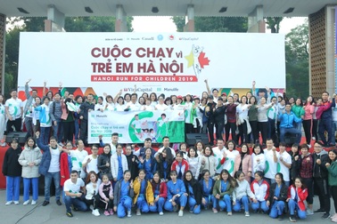 Cuộc chạy vì trẻ em Hà Nội 2019 tràn ngập sắc màu Manulife Việt Nam