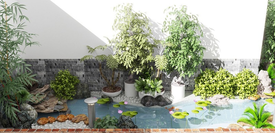 Những mẫu sân vườn xanh ngắt tràn đầy sức sống đón xuân - 1 Những mẫu sân vườn xanh ngắt tràn đầy sức sống đón xuân - 1