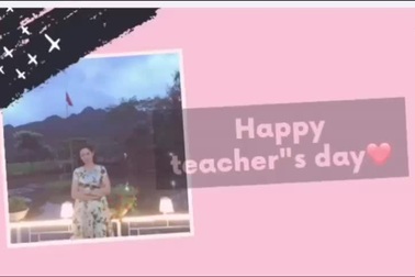 Tấm thiệp online tri ân cô giáo chủ nhiệm của lớp A10 K37