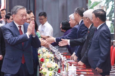 Tổng Bí thư Tô Lâm gặp mặt các nguyên lãnh đạo Đảng, Nhà nước