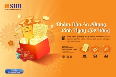 Cùng SHB rinh ngay lộc vàng đón Nhâm Dần an khang