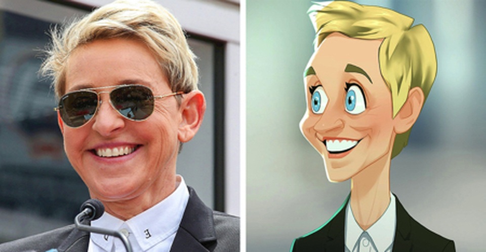 Ngắm phiên bản hoạt hình của các “sao” đình đám - 8 Ngắm phiên bản hoạt hình của các “sao” đình đám - 8