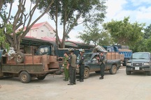 Công an nổ súng bắt giữ 7 đối tượng vận chuyển gỗ lậu trong đêm