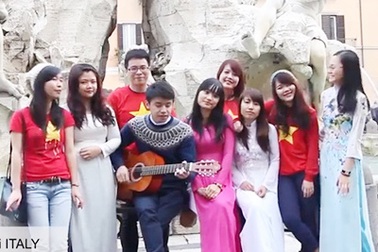 Clip du học sinh Việt trên 16 nước chúc Tết ông bà, cha mẹ