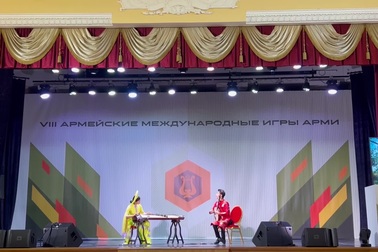 Phần thi biểu diễn nhạc cụ song tấu tại Army Games 2022