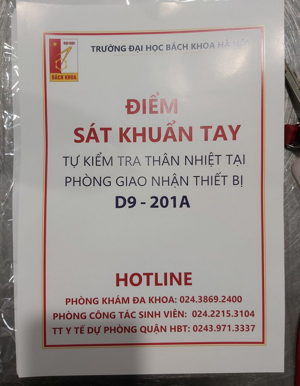 Đón sinh viên trở lại trường, ĐH Bách khoa HN ráo riết chuẩn bị phòng dịch - 7 Đón sinh viên trở lại trường, ĐH Bách khoa HN ráo riết chuẩn bị phòng dịch - 7