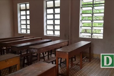 Bên trong trường THPT Chuyên Lê Quý Đôn cũ (TP Nha Trang)