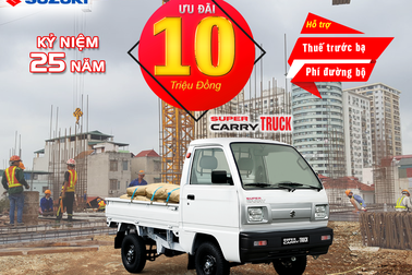 Tiếp tục dành ưu đãi hấp dẫn cho xe Carry Truck và Blind Van