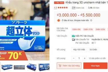 Xử lý cả chục nghìn vụ bán khẩu trang giá "cắt cổ" trên mạng