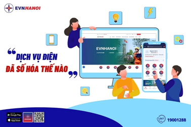 EVNHANOI ứng dụng công nghệ số vào phục vụ khách hàng