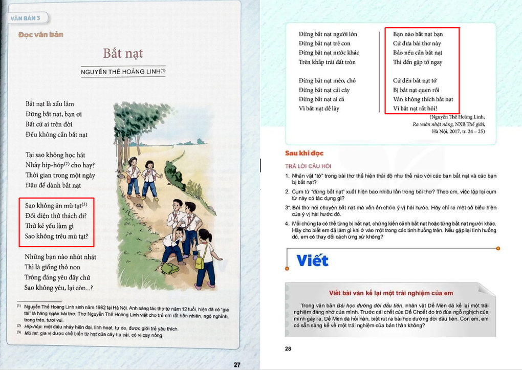 Về bài thơ Bắt nạt: Có thể làm thơ tào lao nhưng vào sách cần chuẩn mực - 2 Về bài thơ Bắt nạt: Có thể làm thơ tào lao nhưng vào sách cần chuẩn mực - 2