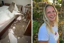 Đang ngủ bị trần khách sạn đổ sập, cô gái có cơ hội nhận 255 triệu đồng