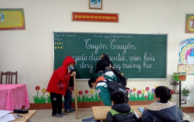      Hoạt động tuyên truyền giáo dục đạo đức, văn hóa ứng xử trong trường học. 