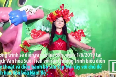 Lễ hội Trái cây Nam Bộ 2019:  Thay túi nhựa bằng túi cói