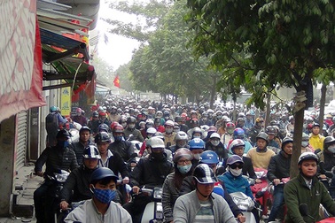 Hơn 90% người Hà Nội đồng ý cấm xe máy trong nội đô!