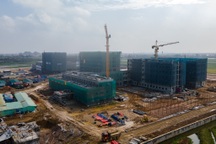 Hình ảnh 2 bệnh viện Trung ương 1.500 tỷ đồng ở Hà Nội sau một năm thi công