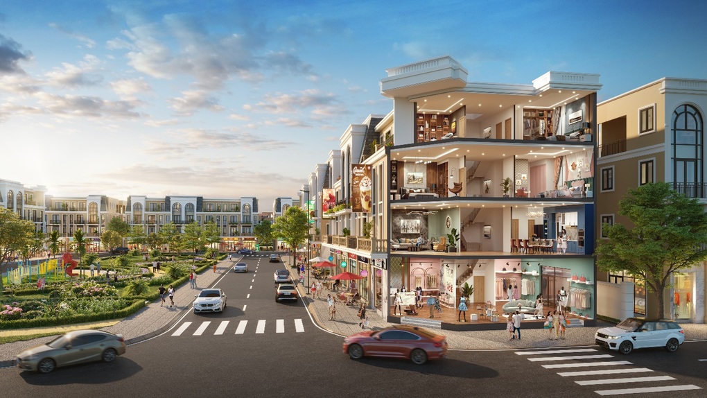 An cư cùng shophouse Đại lộ Thời Đại tại Golden Point Kiến An - 2 An cư cùng shophouse Đại lộ Thời Đại tại Golden Point Kiến An - 2