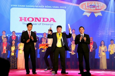 Honda Việt Nam nhận giải thưởng Rồng Vàng 2019