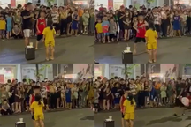 Bức xúc hai em nhỏ tham gia "ghép đôi", được yêu cầu hôn nhau ở phố đi bộ