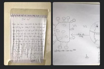 Sinh viên xúc động lời nhắn của F0 để lại sau cách ly tại trường học