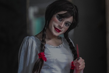 Bộ ảnh búp bê kinh dị Annabelle phiên bản Việt khiến người xem rợn gáy