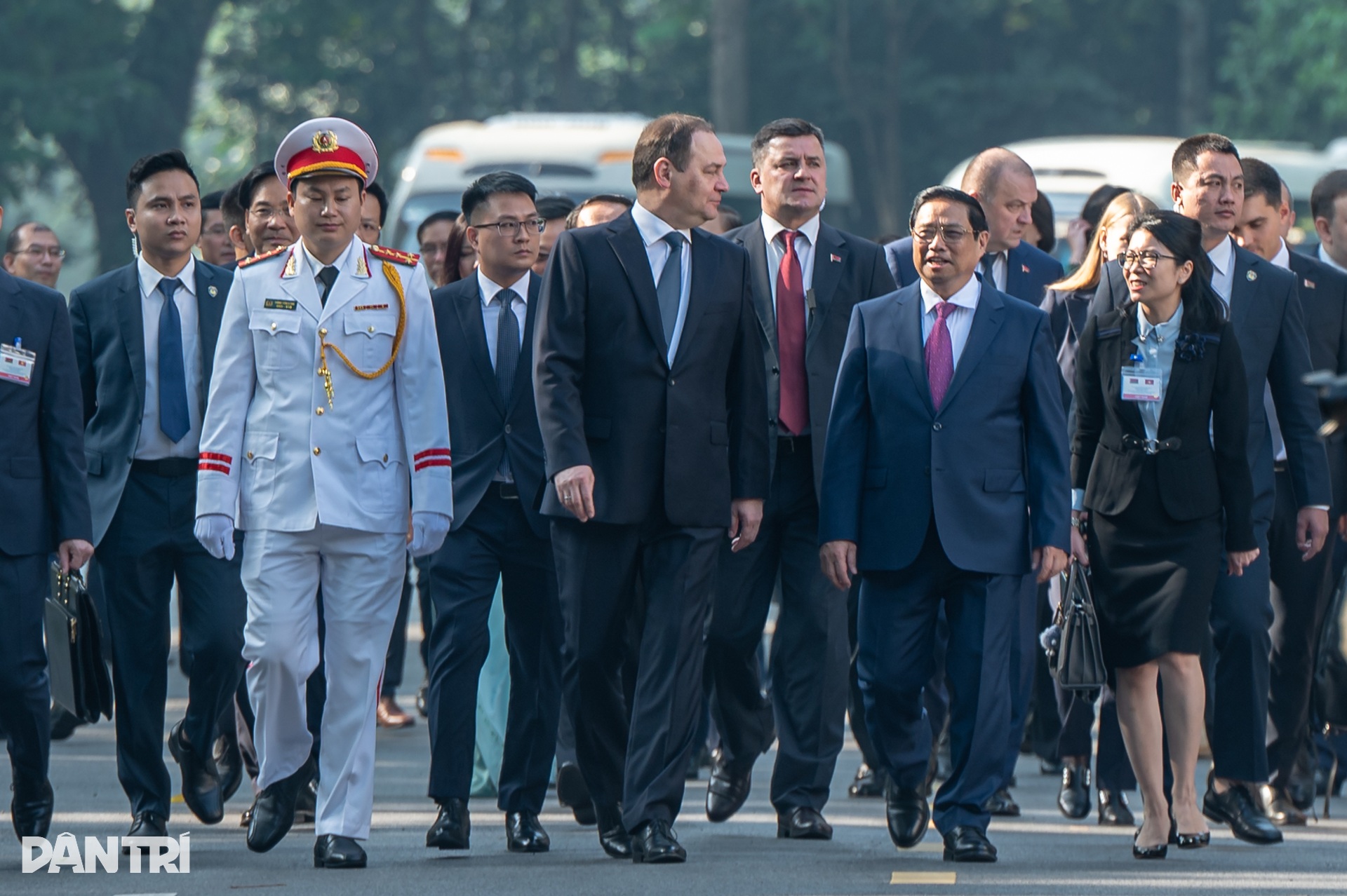 Thủ tướng Phạm Minh Chính chủ trì lễ đón Thủ tướng Belarus thăm Việt Nam - 4 Thủ tướng Phạm Minh Chính chủ trì lễ đón Thủ tướng Belarus thăm Việt Nam - 4