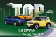 10 ô tô "hút" khách nhất ba quý đầu 2025: Hai mẫu xe vượt mốc 30.000 chiếc