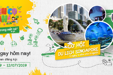 Cơ hội du lịch Singapore cho 3 người chỉ có trong mùa hè này tại LOTTE Mart