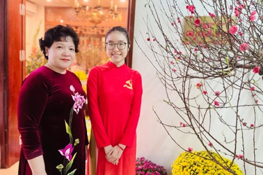 Chân dung tân Đảng viên xinh đẹp đang học lớp 12 trường Ams