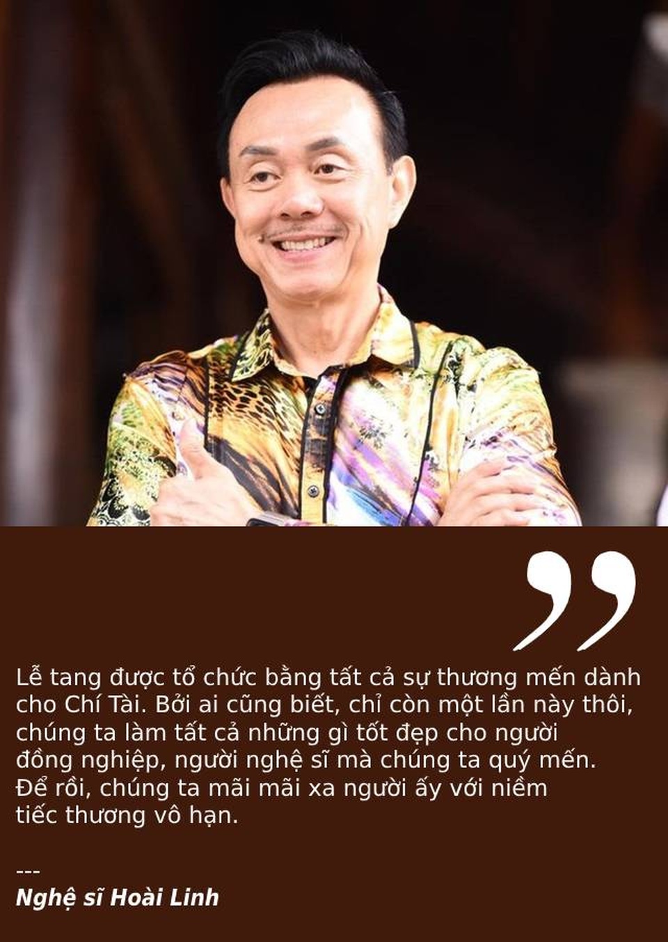 Vĩnh biệt danh hài Chí Tài! - 1 Vĩnh biệt danh hài Chí Tài! - 1