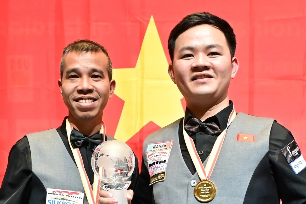 Việt Nam làm nên lịch sử, vô địch billiards đồng đội thế giới - 1 Việt Nam làm nên lịch sử, vô địch billiards đồng đội thế giới - 1