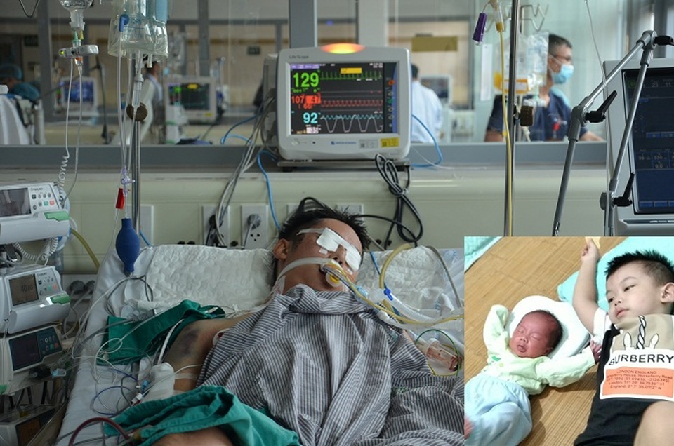 Xót xa hoàn cảnh người bố 2 con tính mạng nguy kịch vì bị xe máy đè dưới ao - 5 Xót xa hoàn cảnh người bố 2 con tính mạng nguy kịch vì bị xe máy đè dưới ao - 5