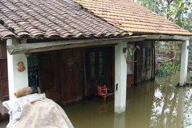 Hơn 50 hộ dân khốn đốn vì vỡ bờ bao