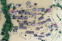 Chùm ảnh lũ lụt kinh hoàng ở Trung Quốc