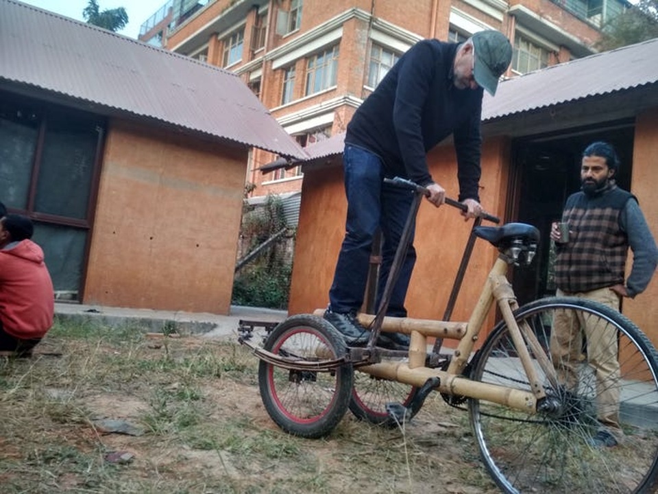 Độc đáo mẫu xe đạp điện đa năng bằng tre ở Nepal - 9 Độc đáo mẫu xe đạp điện đa năng bằng tre ở Nepal - 9