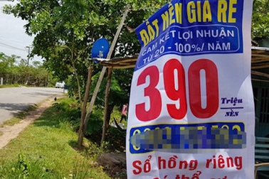 “Sập bẫy” đầu tư đất nền