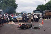 Cụ ông 84 tuổi và vợ tử vong do va chạm với xe tải