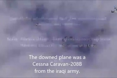 IS tung video bắn rơi máy bay của Không quân Iraq